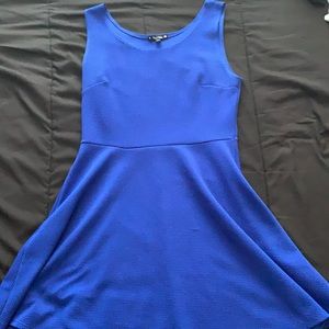 Blue mini dress